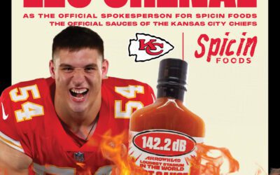 KC Chiefs Linebacker, Leo Chenal, signs exclusive deal becoming the Official Spokesperson for Spicin Foods